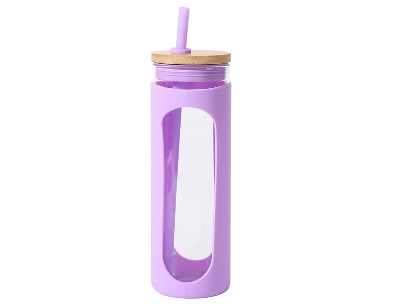 Useful Water Cup Non-slip Protective Sleeve Outdoor - Purple