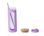 Useful Water Cup Non-slip Protective Sleeve Outdoor - Purple