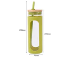 Useful Water Cup Non-slip Protective Sleeve Outdoor - Olive Green