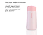 Useful Thermal Cup Easy to Carry Insulated Straight Cup - Pink