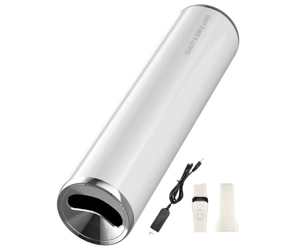 Portable Car Vacuum Cleaner - White