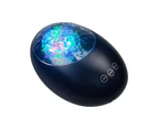 3-in-1 Remote Controlled Galaxy Night Light with Noise - White