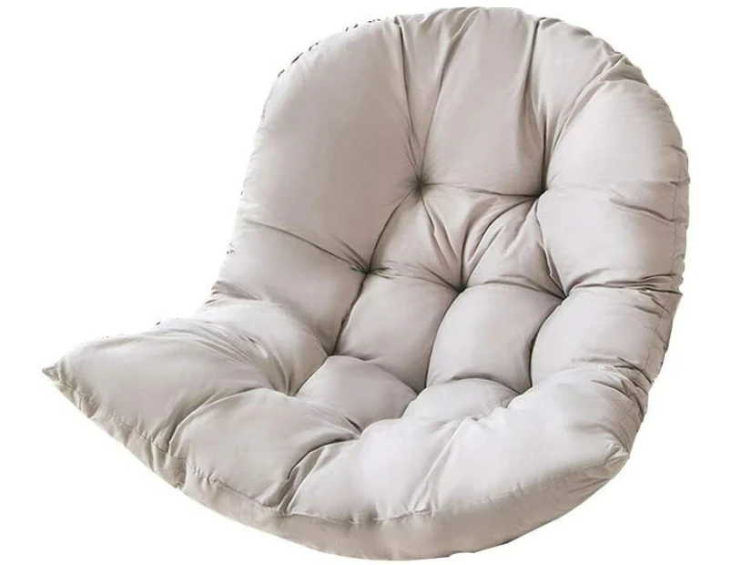 Hanging Egg Chair Cushion Sofa Swing Chair Seat Relax Cushion Padded Pad Covers Light Gray