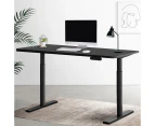 Artiss Standing Desk Motorised Electric Dual Motor Black 120CM