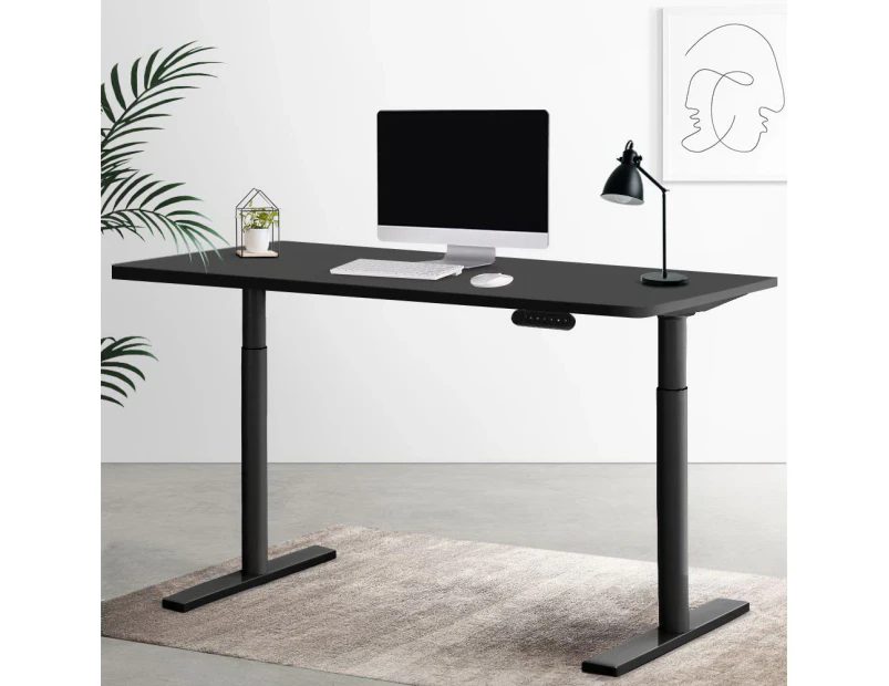 Artiss Standing Desk Motorised Electric Dual Motor Black 120CM