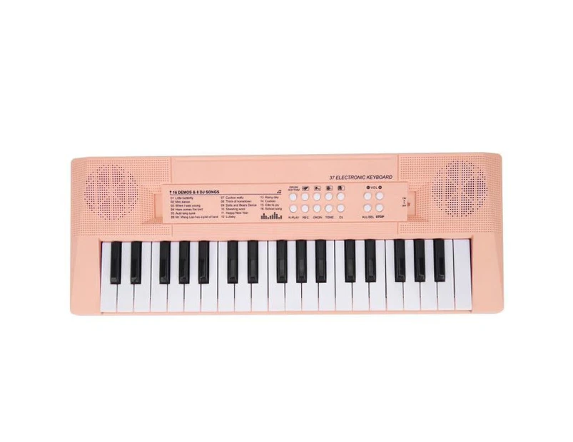 Electric Keyboard Bf‑3738C Electric Piano Musical Keyboard With 37 Keys For Beginners Educational Instrument(Pink)
