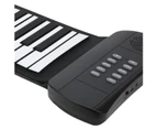 Electronic Folding Piano 61 Piano Key Foldable Silicone Rechargeable Electric Keyboard Musical Instrument