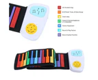 Flexible Electric Piano 49 Keys Roll Up Portable Usb Colrful Kids Gift