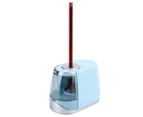 Student Pencil Sharpener Electric Pencil Sharpener Fully Automatic Replaceable Tool Holder Blue Student Stationery