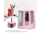 Office Supplies Automatic Electric Pencil Sharpener Kids Student Portable Stationery Supplies(Pink)