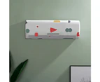 3PCS  Air Conditioner Cover Hanging Air Conditioning Anti-Dust Dust All Inclusive Cover, Specification:86x31x21cm(Geometric)
