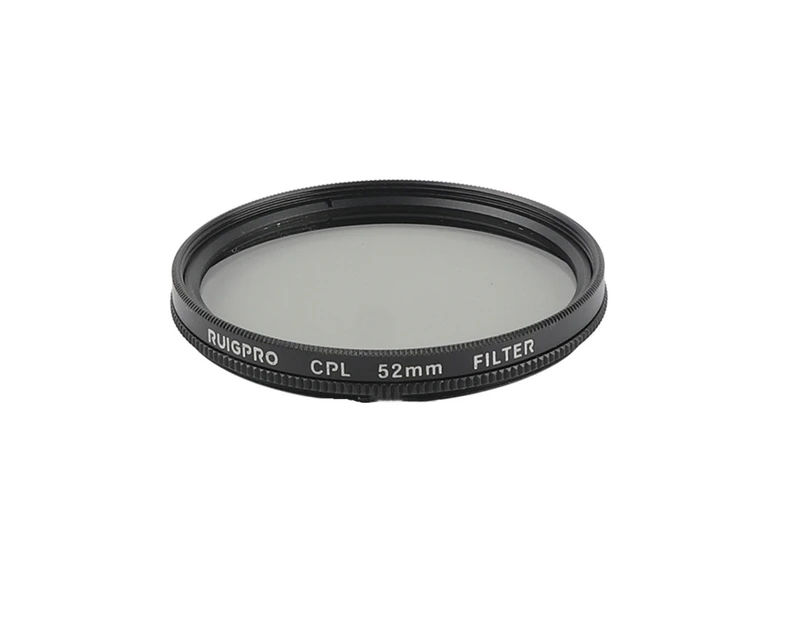 For GoPro HERO 7/6 /5 Professional 52mm CPL Lens Filter with Filter Adapter Ring & Lens Cap