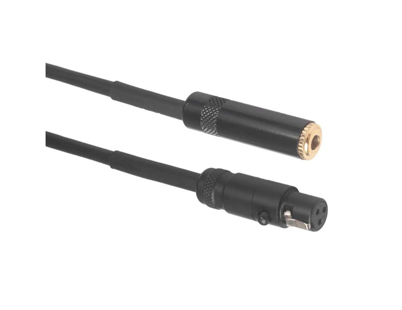 Mini XLR 3pin Female to 3.5mm Female Jack Audio Cable Earphone Adapter Bidirectional Conversion Wire 1m