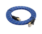 3M Gold Plated Cat-7 Ethernet Ultra Flat Patch Cable For Modem Router Lan Network