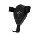 X9  Qi Wireless Charger Gravity Linkage Automatic Lock Air Vent Car Phone Holder Car Mount for 4.0-6.5 Inch Smart Phone