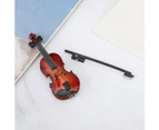 Decoration Prop Ornament Linden Violin Shape Decorative Prop Refrigerator Sticker In 3