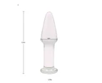 Sensual Glass Butt Plug Beads Different Sizes / Shapes Anal Stimulation Play