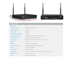 UL-tech Wireless CCTV Security System 8CH NVR 3MP 8 Square Cameras