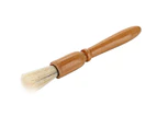 Coffee Grinder Cleaning Brush, Heavy Wood Handle & Natural Bristles Wood Dusting1 Piece,wood Color)