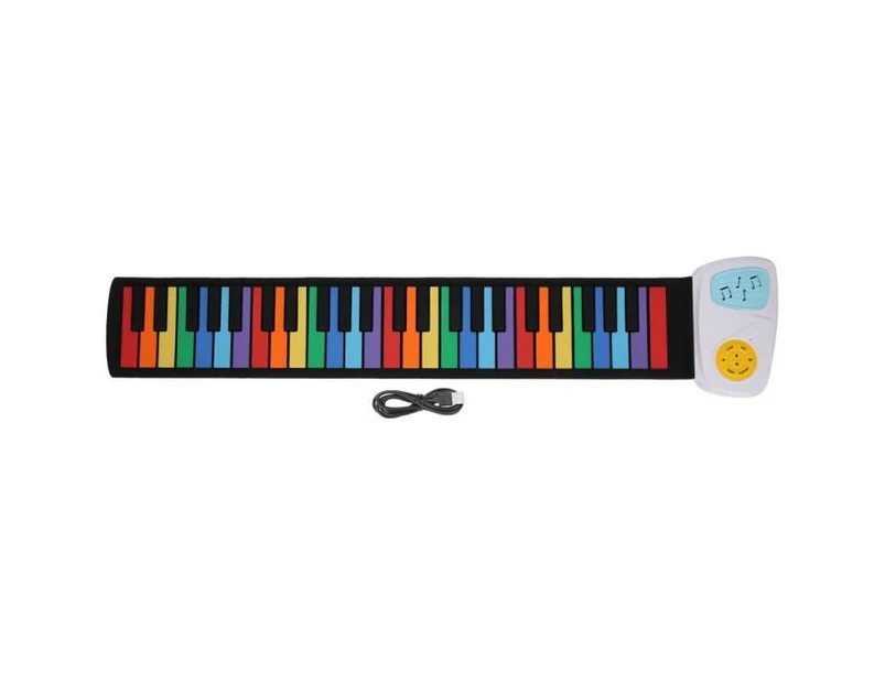 Roll Up Piano Digital Music Piano 49 Keys Hand Piano For Children'S Educational Gifts