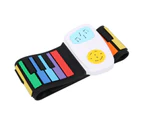 Flexible Piano Roll Up Piano 49 Multicolor Thickened Silicone Keyboard For Children Learning Electronic Instrument