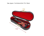 Miniature Violin Miniature Wooden Instrument Violin Model 1:12 With Box Simulation Prop For House