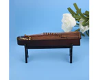 Musical Instrument Model Miniature Chinese Zither Model Wooden Musical Instrument Model Gifts Home Decor
