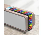 Silicone Keyboard Piano Soft Keyboard Piano 49-Key Roll Up Rainbow Piano Portable Piano Silicone Toy For Beginners