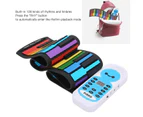 Silicone Keyboard Piano Soft Keyboard Piano 49-Key Roll Up Rainbow Piano Portable Piano Silicone Toy For Beginners