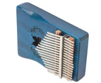 17 Key Thumb Piano 17 Key Kalimba Thumb Piano Mini Portable Musical Instrument Toy Birthday Gift Supplies Blue