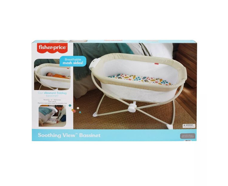 Fisher Price Byron Soothing View Bassinet Neutral Catch