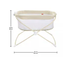 Fisher-Price Byron Soothing View Bassinet - Neutral
