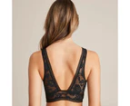 Target Lace Soft Cup Bralette - Black