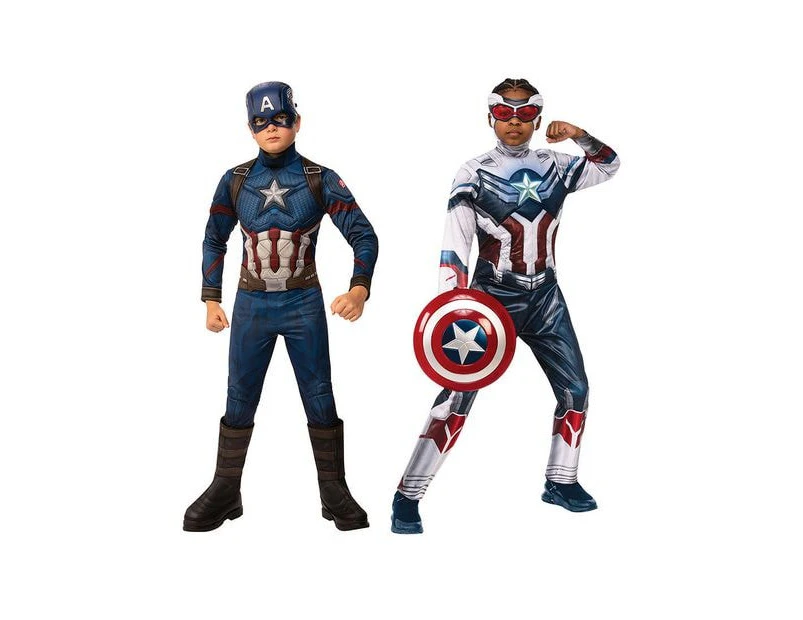 Captain America Kids Costume - Assorted* - Blue