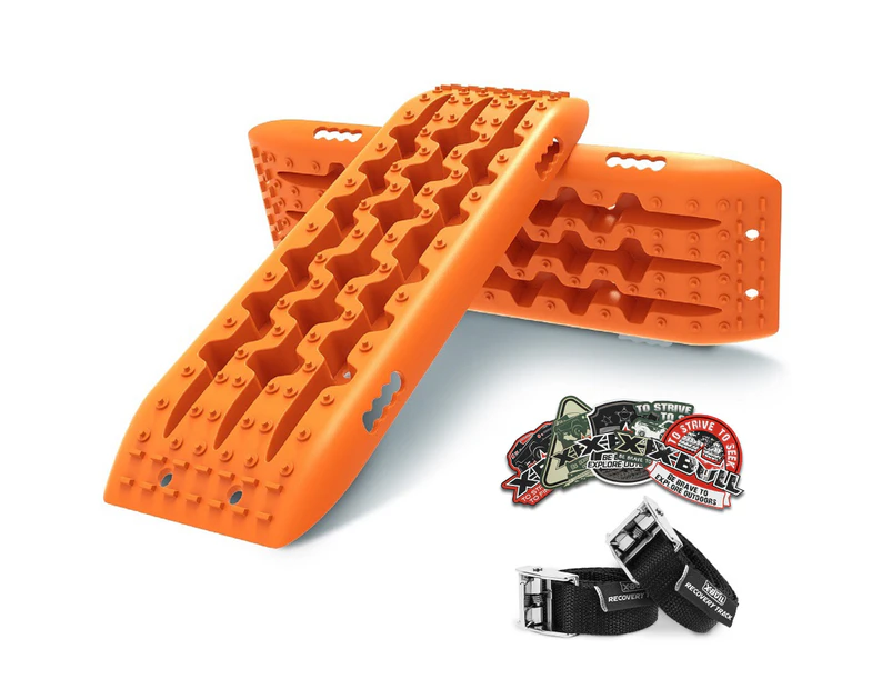 X-BULL Recovery tracks Recovery Boards Traction 2pcs Sand Tracks Snow Mud trucks 10T 4WD