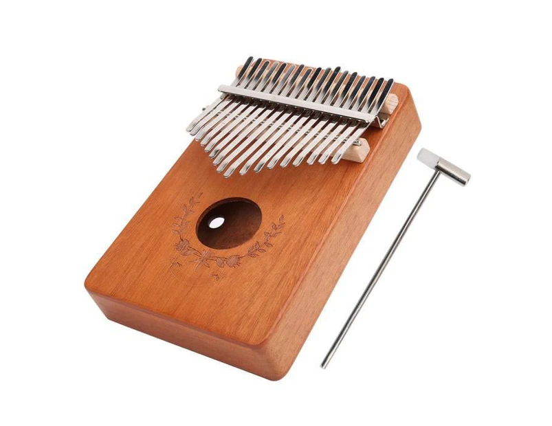 17 Key Piano Kalimba Small Mahogany Portable Thumb Piano 17 Key For Beginners Musical Instrument