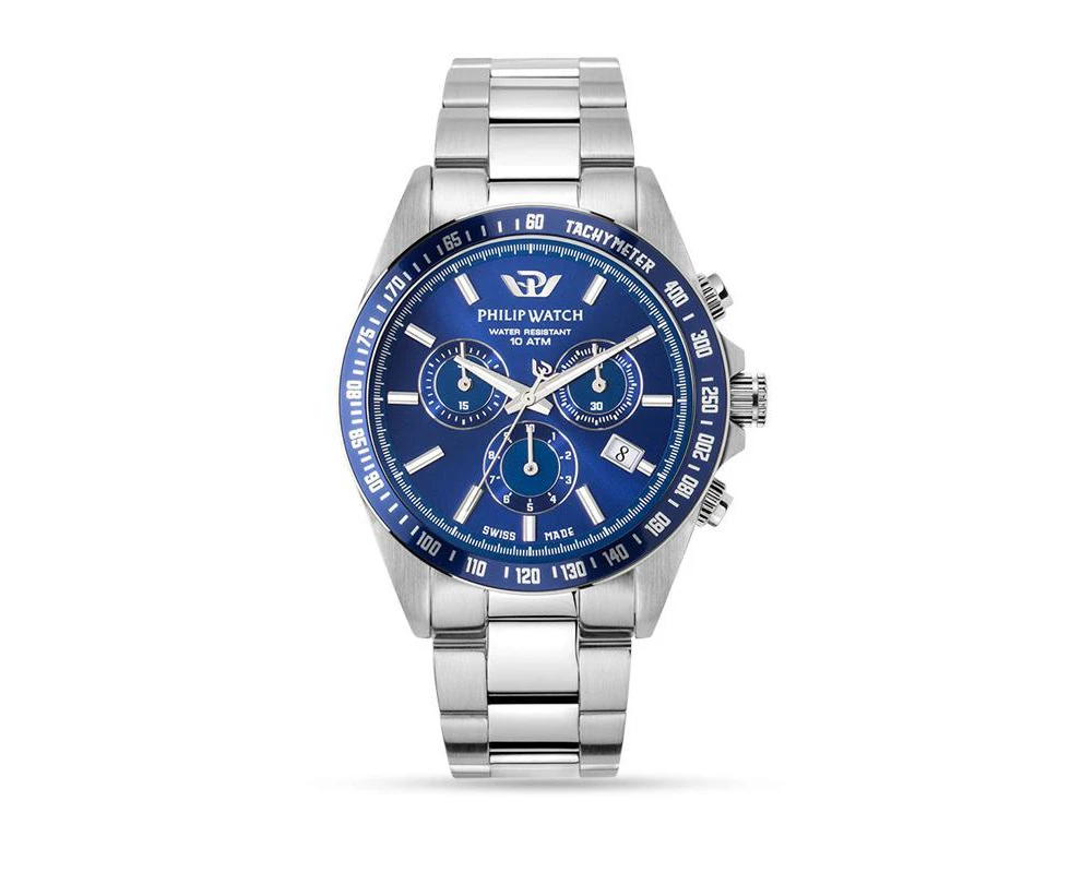 Philip Caribe Men’s Swiss 42mm Chronograph