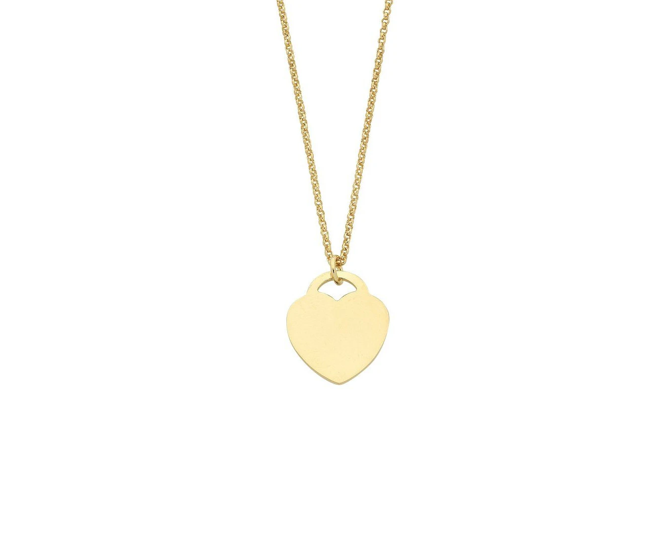 Bevilles Pendant Necklace 9ct Yellow Gold Infusion 45cm - Yellow Gold