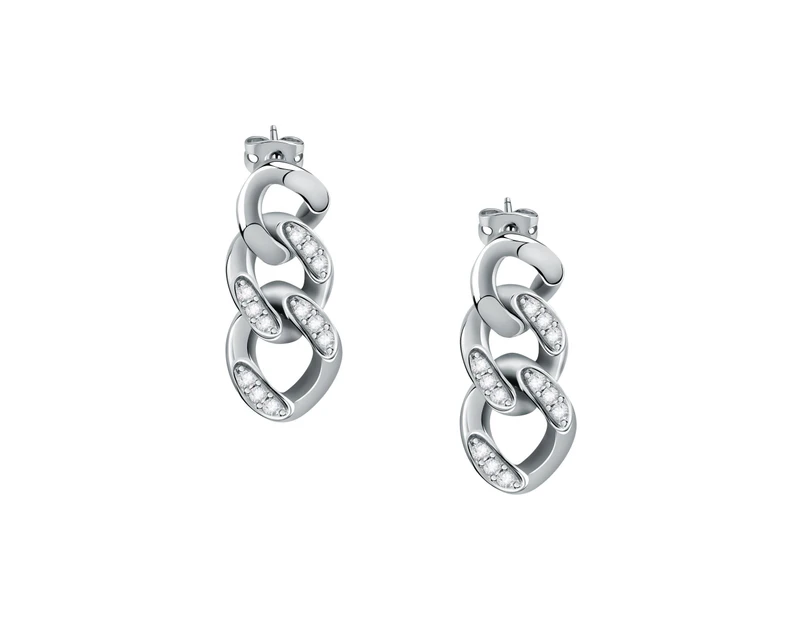 Chiara Ferragni Chain Collection Silver Earrings