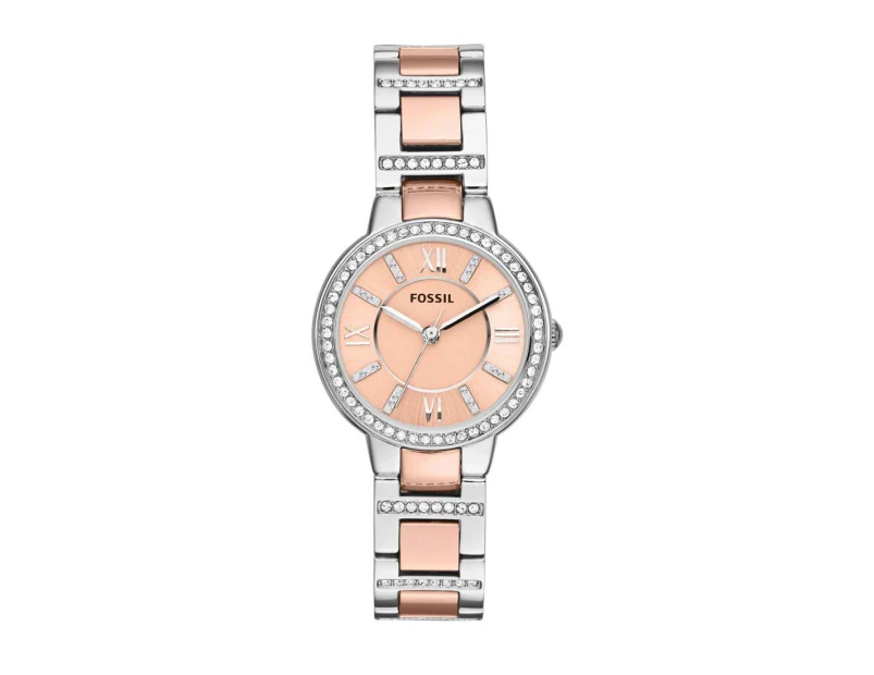 Fossil Virginia Ladies Two-Tone Stainless Steel Watch ES3405