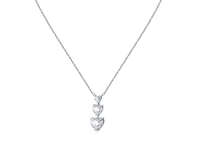 Chiara Ferragni Diamond Heart Silver Pendant