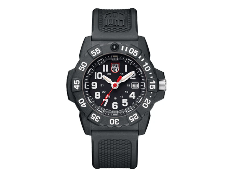 Luminox Navy SEAL Watch - 3501 Carbon Compound Quartz Movement Black