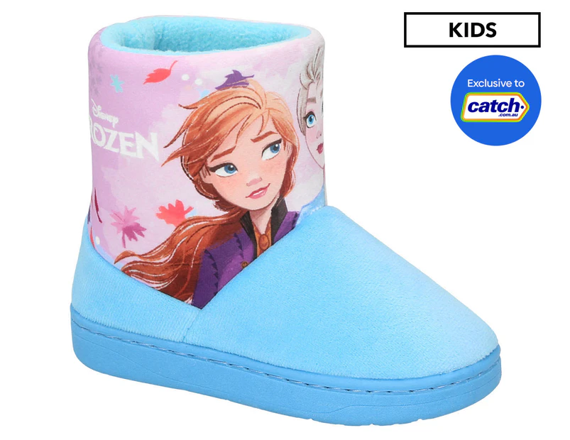 Frozen Girls' Slipper Boots - Blue