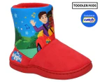 The Wiggles Kids' Slipper Boots – Red