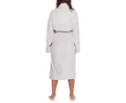 Bambury Women's Microplush Robe - Silver