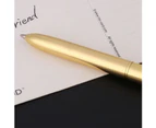 Rhinestone Ballpoint Pen Metal Ballpoint Pen With Rhinestone Decoration Gift Stationery Office Supplies (Gold)