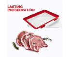 Creative Food Preservation Tray Food Fresh Keeping Fresh Spacer Organizer |storage Traysred2pcs