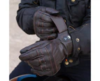 Merlin Minworth Mens Electric Heated Motorbike Gloves Brown