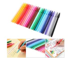 Water-Based Pen 24Pcs Korea Watercolor Pen Set Gel/Water-Based/Hook Line/Pen Writing Tool
