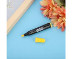 Watercolor Pen Crochet Line Watercolor Sketch Marker Pen For School Supplies Art Painting Drawing Liner (Yellow)